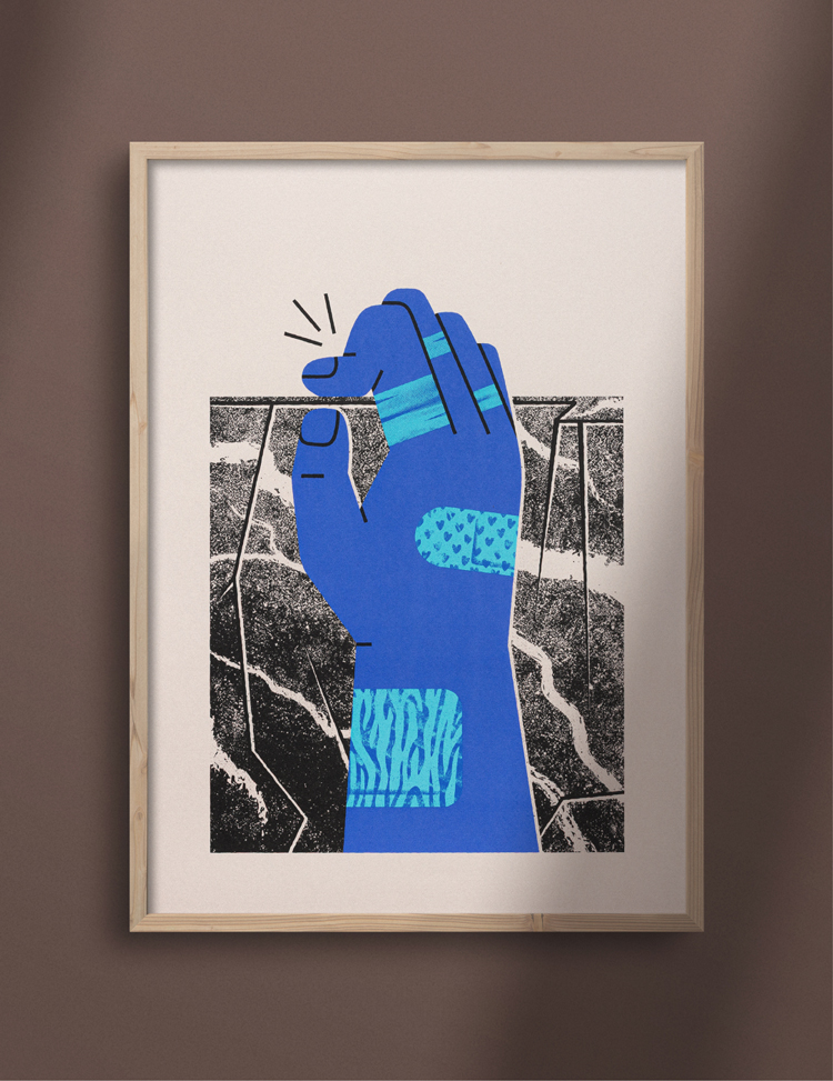 Mend & Send Poster